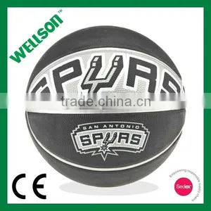 Officail Size Youth Rubber Basketball thumbnail-1