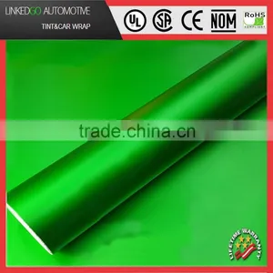 Good Quality 1.52*20M Matte Green Metallic Vinyl Wrap for All Car Body Wrapping thumbnail-1