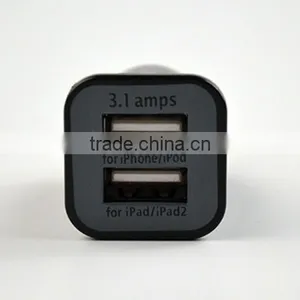 Hot Sale 5V 3.1A Double USB Car Charger Micro Auto Universal Dual 2 Port USB Car Charger thumbnail-2