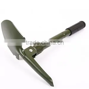 Survival Trowel Pickaxe Sapper Tool 5 in 1 Mini Folding Shovel With Saw Opener China Origin thumbnail-3