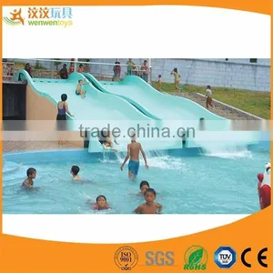 2.5 m Width Fiberglass Family Slide Playground With Water thumbnail-1