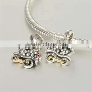 S925 New Arrival Bike Design Fashion Bracelet 2016 thumbnail-2
