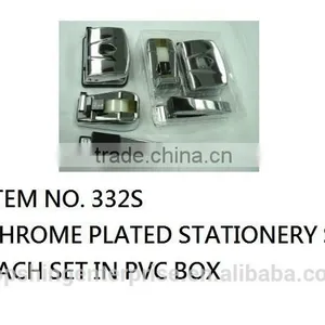 3 Pcs Chrome Plated Stationery Set thumbnail-1