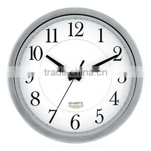 10inch Brushed Aluminum Mater Wall Clock thumbnail-1