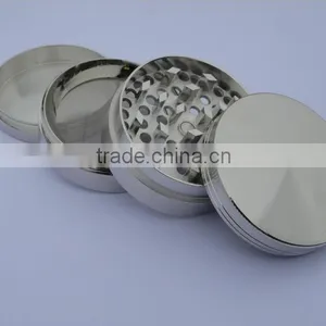 Tobacco Grinder Metal Herb Grinders, 4 Parts Grinder, Zinc Alloy , Mixed Colors, Custom Available thumbnail-4