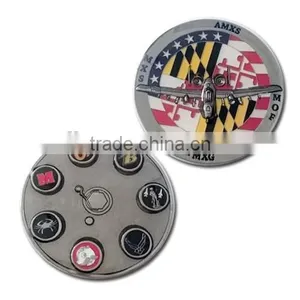 Custom Silver Plated Challenge Coin thumbnail-3