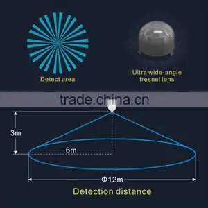 L2u+ ( 5W/8W ) Ultra Large Detection Range PIR Motion Sensor LED Light Bulb With Lux Learning & Timer Selection ,TE LED Chip thumbnail-2