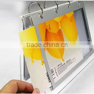 2016 6 Inch Clear Acrylic Table Calender Display Whosesale thumbnail-2