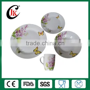 Customized Butterfly 16pcs 20pcs Elrgance Fine Porcelain Dinner Set thumbnail-2