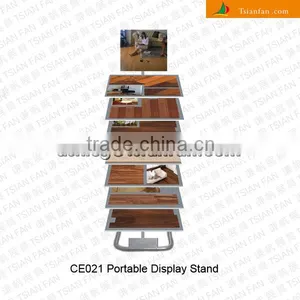 Tsianfan Custom Metal Display Rack Stand for Wood Floor Ceramic Tiles -CE021 thumbnail-1