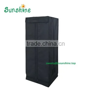 Mini Size 80x80x160cm Straight Door Mylar Hydroponic Grow Tent for Indoor Plant Growing thumbnail-2