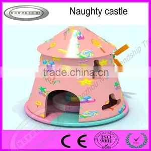 Hot Selling New Design Jungle Series Children Indoor Playground Naughty Castle thumbnail-3