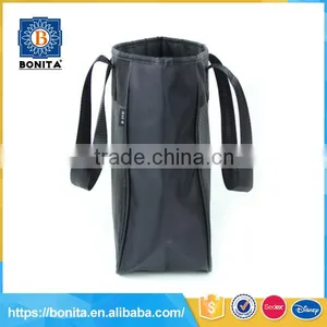 Cheap Custom Big Space Eco-friendly Unisex Black Mesh Shopping Bag Foldable thumbnail-1