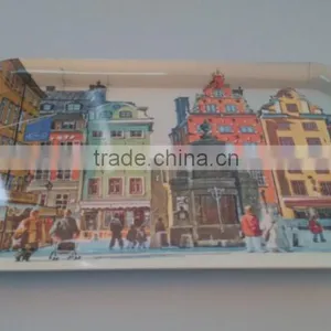 Rectangle Reusable Melamine Tray thumbnail-1