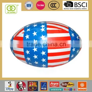 Custom Soft Rugby Toy by PP Cotton and PVC Leather Material thumbnail-2