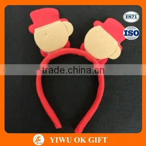 Bear Ears Fabric Headband for Wholesale/ Christmas Promotional Party Happy Headband thumbnail-2