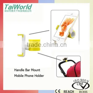 2016 Newest 3.5-6" Mobile Phone Holder for Treadmills/Strollers/ShoppingTrolley Cart/Car Vent/Steering Wheel thumbnail-5