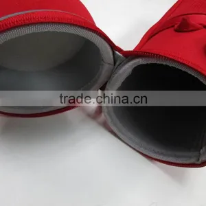 GC----Anti Shock Red Mutispandex Fabric With Net EVA Water Bottle Protective Case thumbnail-5