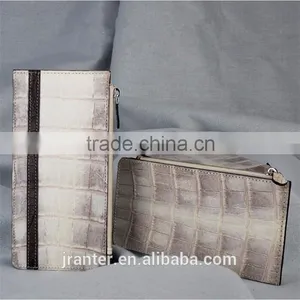 Luxury High-end Genuine Crocodile Leather Business Women Card Holder Wallet thumbnail-2