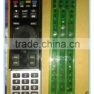 Black+silver Color Lcd Remote Control Use for WALTON tv thumbnail-1
