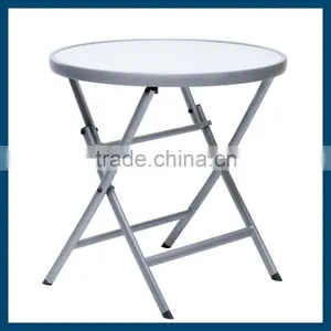 Metal Folding Table With Silk Screen Printed Stalinite Top thumbnail-1