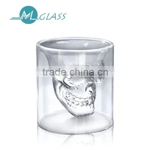 200ml China Supplier Hot Sell Borosil Double Wall Cold Magic Mug thumbnail-4