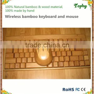 Thai Layout Keyboard Wireless Bamboo Keyboard and Mouse Sets With Cheap Price for Sales thumbnail-5