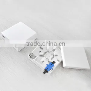 FCST02101 Indoor 1 Core FTTH Mini Fiber Optic Terminal Box, Ftth Mini Fiber Optic Terminal Box ,Fiber Optic Termination Box thumbnail-1