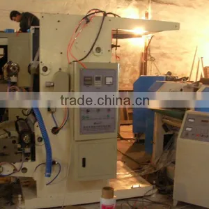 4 Colors Doube Unwinds and Rewinding Plastic Film Flexo Printing Machine thumbnail-4