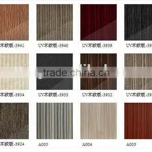 High Glossy UV MDF Board/ Sheet--Flower Design Series ( One Side White Melamine Color,Size : 1220*2440 mm 1220*2800mm thumbnail-6