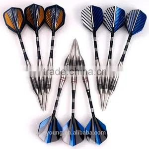 Bulk Pack Brass Barrel Darts Aluminum Flights PET Shaft Steel Tip Dart thumbnail-2