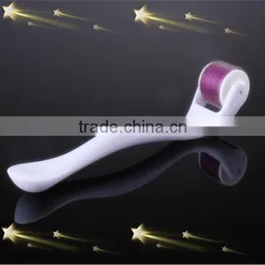 High Quality 540 Stainless Steel Needles White Curved Handle Skin Dermaroller thumbnail-1