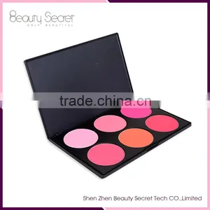 2016 New Products No Logo 6 Color Cosmetic Concealer Palette Blusher Palette 6 Color Makeup Blush Palette thumbnail-5