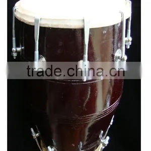18 BOLT TUNED MADE WITH MANGO WOOD DHOLKI YOGA BHAJAN KIRTAN MANTRA INDIAN MUSICAL INSTRUMENT DHOLAK DRUMS thumbnail-2