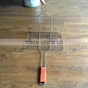 Wholesale Hot Sell High Quality Stainless Steel Mesh Bbq Grill With Long Handle for Bbq thumbnail-1