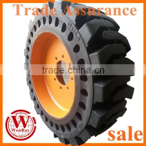 6 / 8 Inch Pilot Hole Bolt Pattern Industrial Skid Steer Wheels uk thumbnail-1