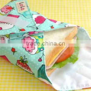 Insulated Reusable Sandwich Bag Lunch Snack Bento Picnic Pouch thumbnail-5