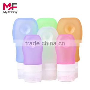 Wholesale Portable BPA Free Mixed Sizes Silicone Travel Bottle Set thumbnail-3