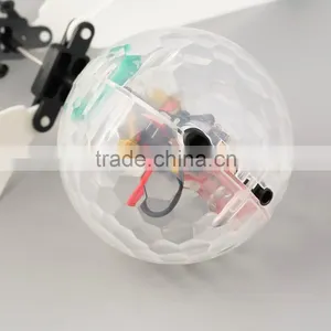 2016 New Arrival Infrared Induction Flying Flash Disco Colorful LED Ball Helicopter Child Toy Newest thumbnail-4