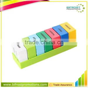 Cute Colorful 7 Days Travel Plastic Pill Case thumbnail-1