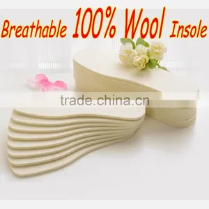 Breathable Deodorant Sheep Wool Insole in Customized Sizes thumbnail-1