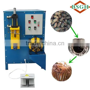 Electric Washing Motor Stator Recycling Machine Waste Fan Motor Cutting and Peeling Machinery thumbnail-1