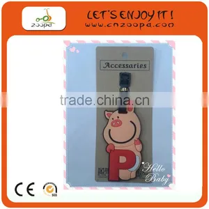 Clear Plastic Rubber Souvenir Luggage Tag Maker thumbnail-1