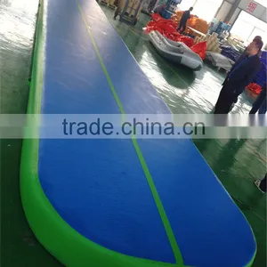 High Quality Double Wall Fabric Inflatable Gym Air Tumble Track For Sale thumbnail-3