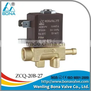 1/8X6.5mm Brass Welding Machine DC 24V 36V Air Solenoid Valve ZCQ-20B-27 thumbnail-1