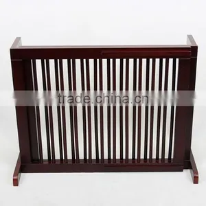 2 Panels Extended Wooden Pet Gate Dog Fence thumbnail-2