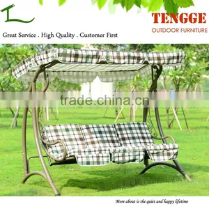 Waterproof Fabric Cover Modern Indoor Outdoor Swing Chair thumbnail-1