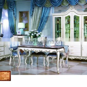 Bisini Dining Room Furniture, Luxury Antique Solid Wood Dining Room Furniture Dining Table thumbnail-3