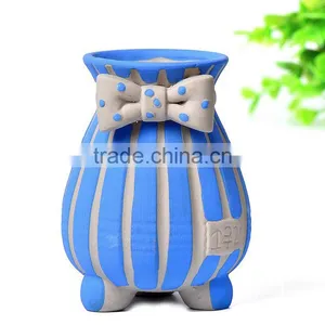 Indoor Decor Small Hand-painted Ceramic Flower Pots for Succulent Plants thumbnail-5