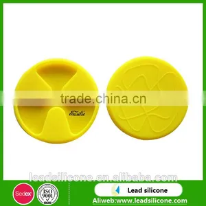 Silicone Wine Coasters Non Spill Lid Mug Cup Drink Placemats Mat thumbnail-2